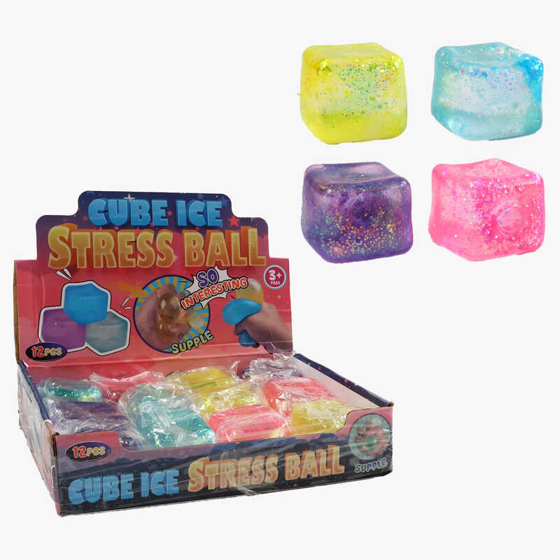 Гра антистрес C 72462 (24) ЦІНА ЗА 12 ШТУК В БЛОЦІ, “Кубик”, гелеве наповнення, в коробці