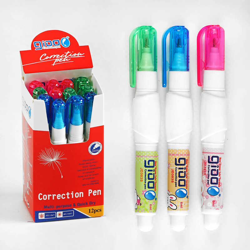 Олівець корегуючий С 60683 (120) ЦІНА ЗА 12 ШТУК В БЛОЦІ, діаметр 0,8 мм, об'єм 6 мл