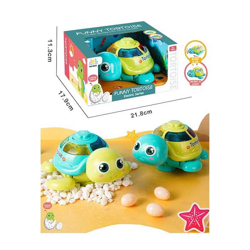 Черепашка 0622 (48/2) 2 кольори, світло, звук, в коробці