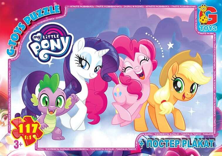 гр Пазли 117 ел."G-Toys" "My little Pony" MLP 015 (62) +постер