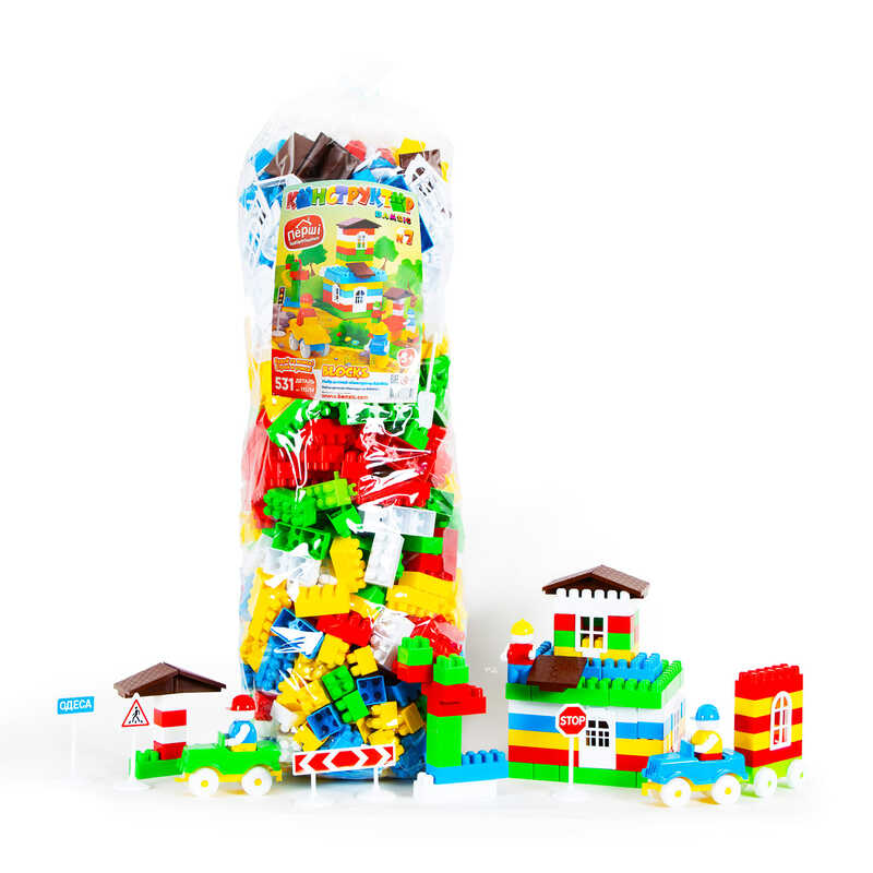 гр Конструктор №7 115/14 (2) "BAMSIC" 531 деталь, в пакеті