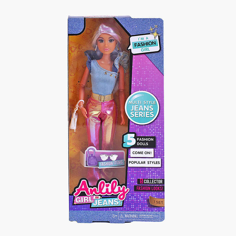 Лялька 616068 B (48) 30 см, аксесуари, знімне взуття, в коробці