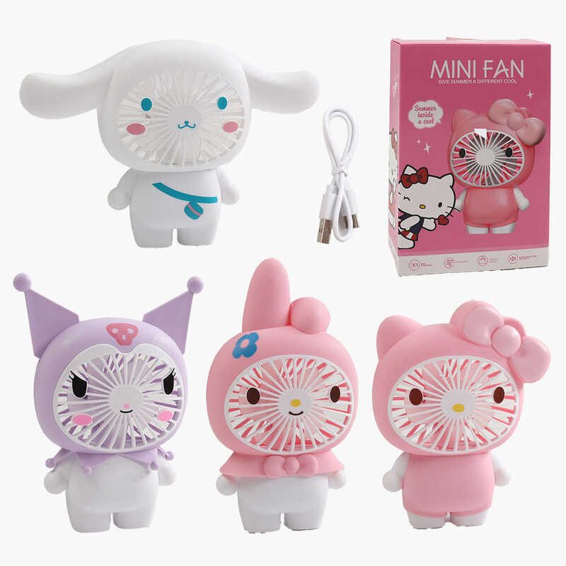 Вентилятор M 18598 (144) герой, 3 режими, вбудований акумулятор, USB Type-C, в коробці, ВИДАЄТЬСЯ ТІЛЬКИ МІКС ВИДІВ