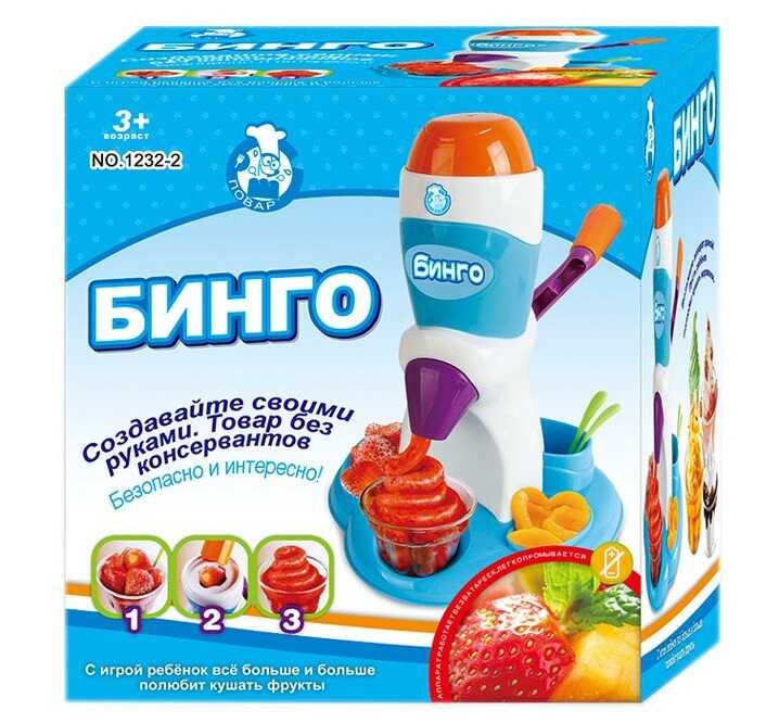 Морожениця 1232-2 (12/2) пакування рос мовою, стаканчики та ложки, в коробці