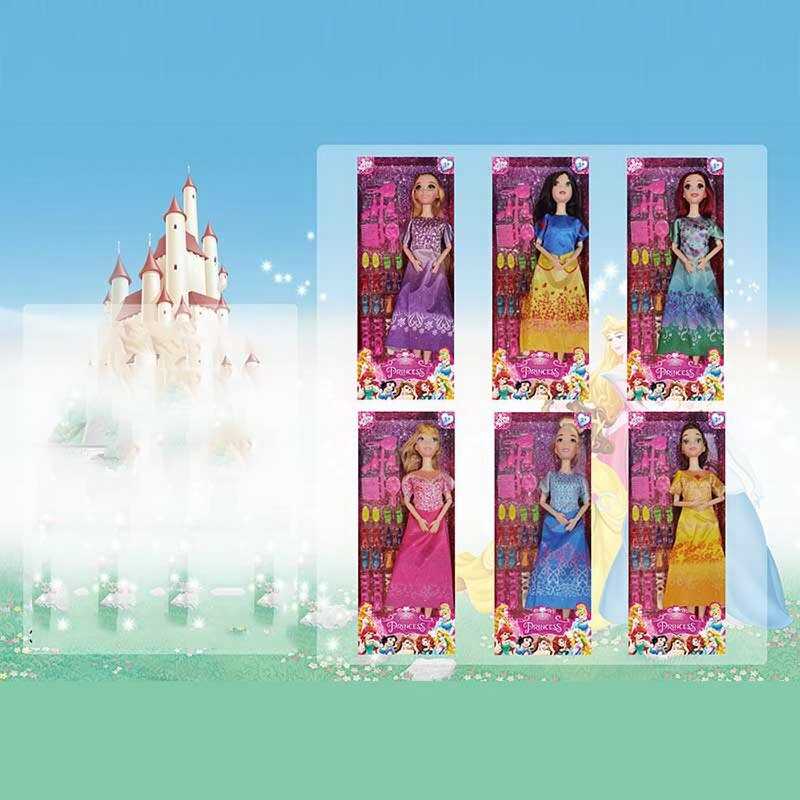 Лялька K 317 A-1 (168/2) принцеса, аксесуари, висота 28 см, в коробці, ВИДАЄТЬСЯ МІКС ВИДІВ