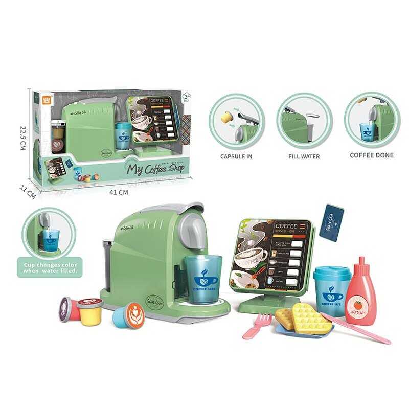 Кавомашина LD 6610 A Штрих = 00231 (24/2) касовий апарат, звук, підсвічування, ллється вода, аксесуари, капсули з кавою, в коробці