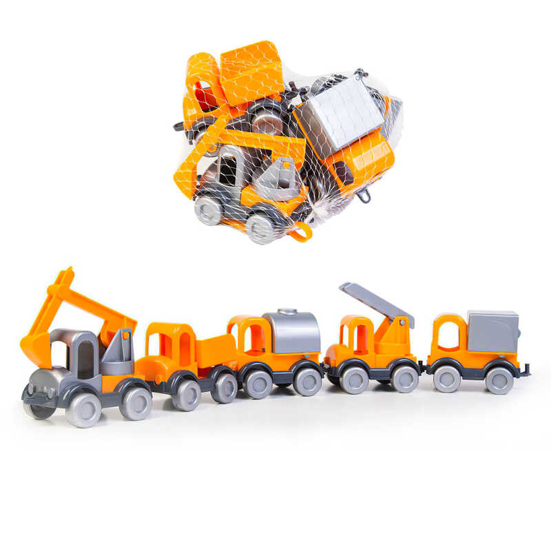 гр Набір машин "Kid cars" 39371 (20) "Tigres", "Спецтехніка", 5 шт, в сітці