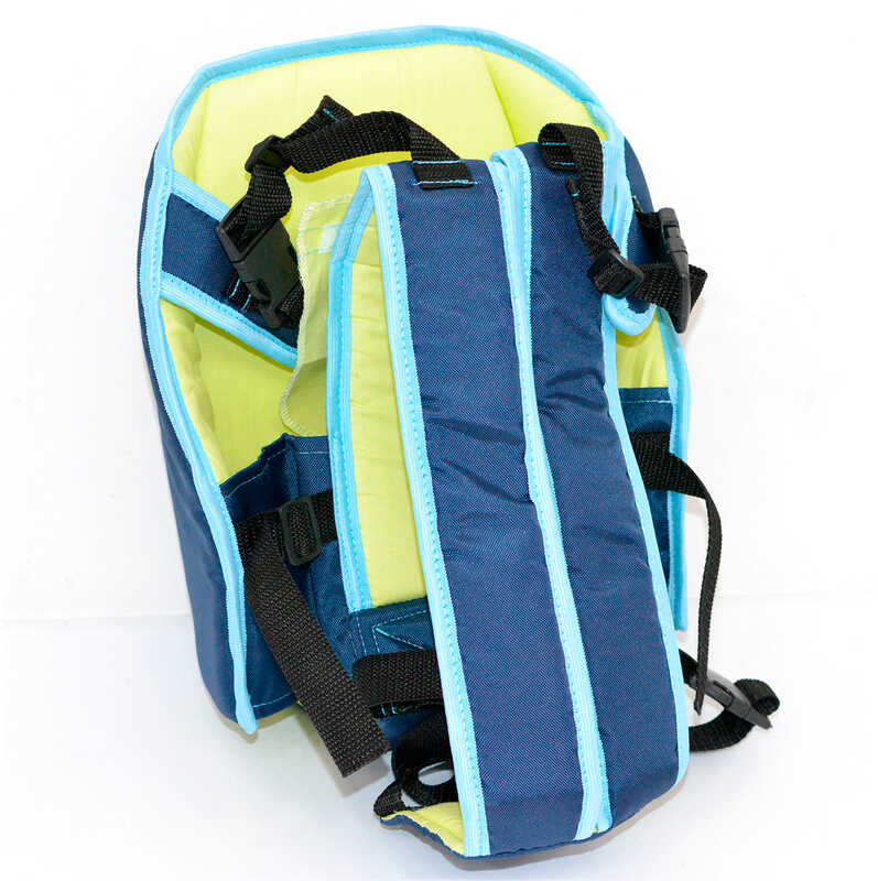 гр Рюкзак-кенгуру №6 - 0497 (1) сидячи, колір синій, для дітей з тримісячного віку, в пакеті