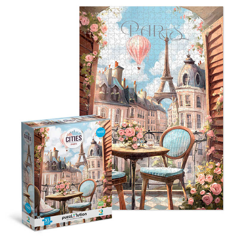 гр Пазл Medium-XL "Міста. Париж" 300650 (22) "Dodo", 1000 елементів, в коробці