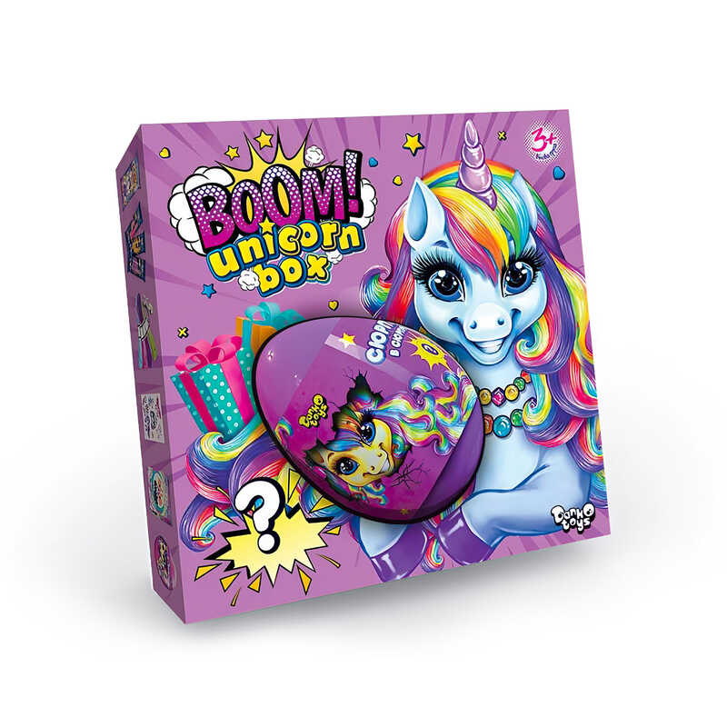 гр Яйце сюрприз "Поні" "BOOM! UNICORN BOX" BUB-01-01 U УКР. (6) "Danko Toys"