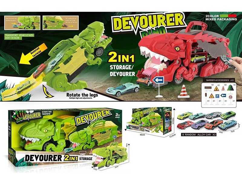 Машина-гараж Y 2126 (36) 3 металопластикові машинки, 2 в 1, ВИДАЄТЬСЯ МІКС, в коробці