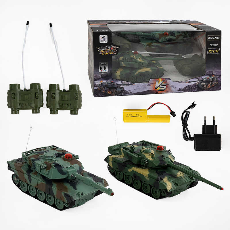 Танковий бій на радіокеруванні 33820 (12) з акумулятором 3.6V, в коробці