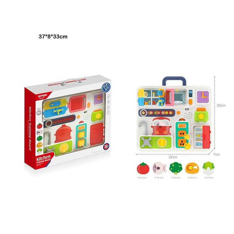 Бізіборд HE 0545 (12) звук, підсвічування, у коробці