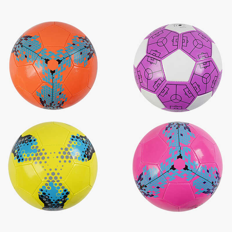 М'яч футбольний C 70118 (100) 4 кольори, розмір №5, матеріал PVC, 280 грамів, гумовий балон, ВИДАЄТЬСЯ ТІЛЬКИ МІКС ВИДІВ